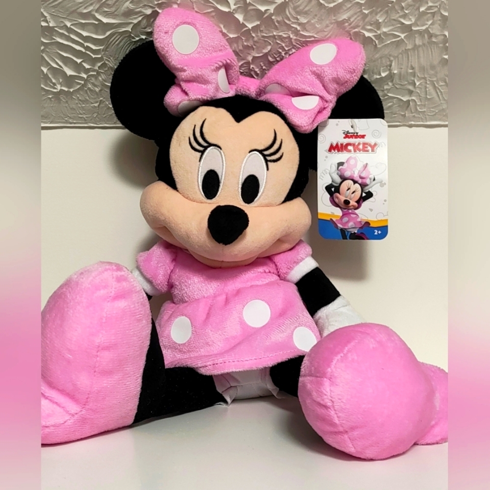 Disney Juniors Mickey/ Minne Mouse 16inch Plush Animal